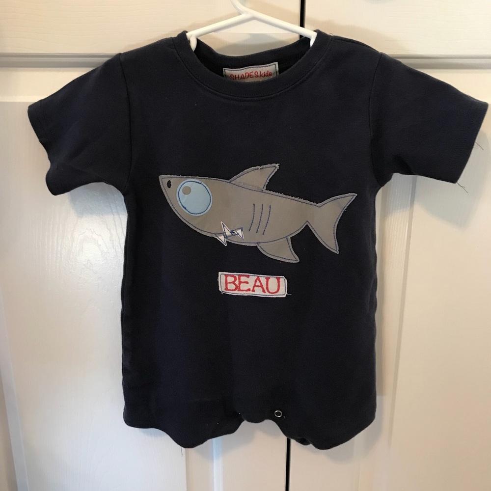 Shade Kids Once Piece Shark Suit for Beau 18-24 mo